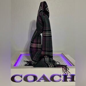 Coach Wool & Cashmere Scarf